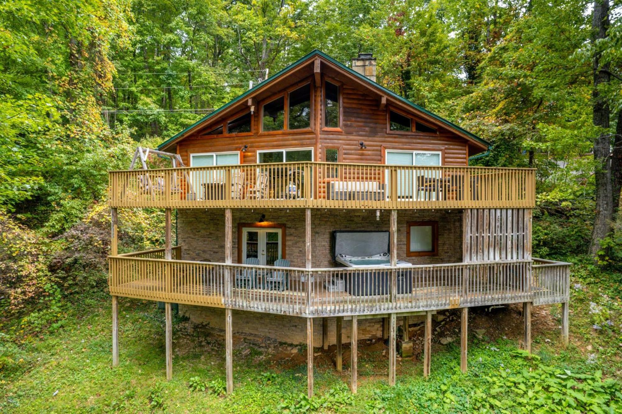 Grand Ole Chalet - Mt Viewsfireplacefirepitarcade Gatlinburg Bagian luar foto